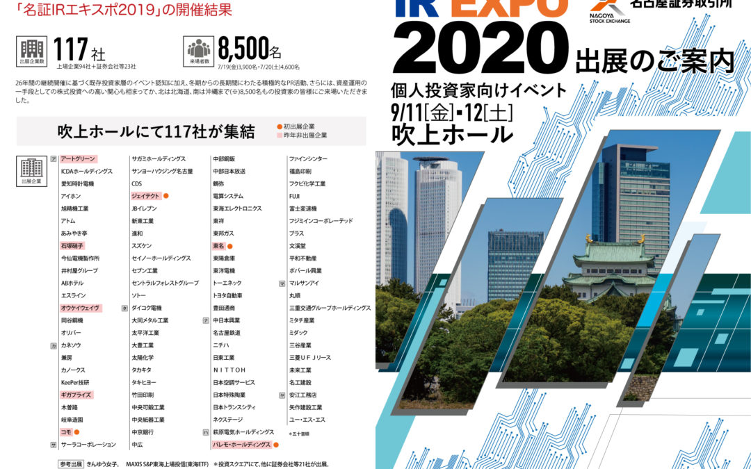 名古屋証券取引所 IR EXPO2020